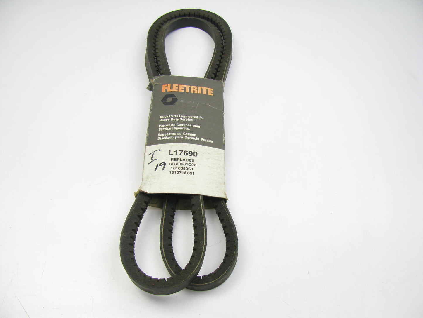 Fleetrite L17690 Accessory Drive Belt - 0.53'' X 69.00'' - 36 Degree