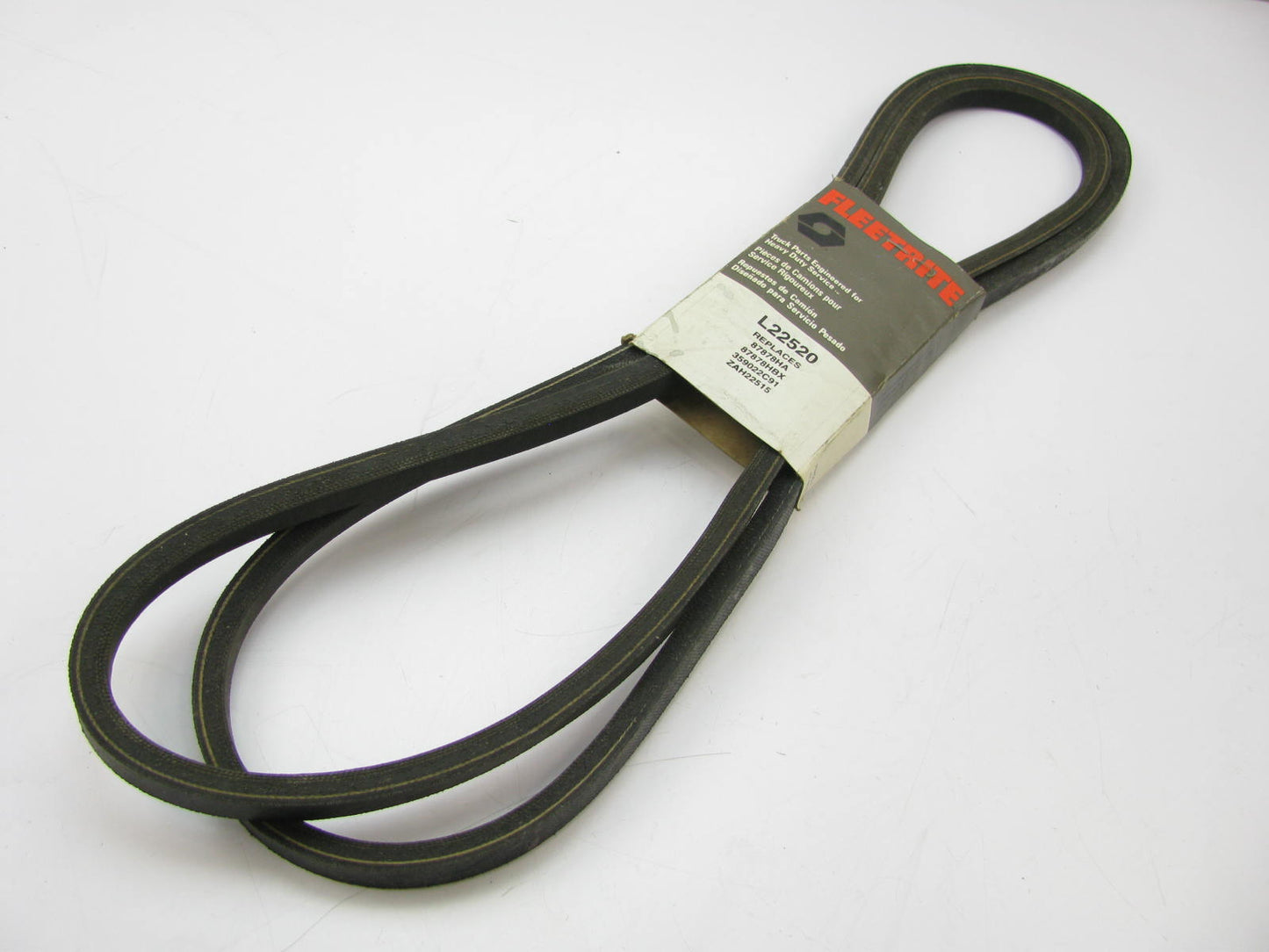 (2) Fleetrite L225020 Accessory Drive Belt - 0.69'' X 52.00'' - 38 Degree