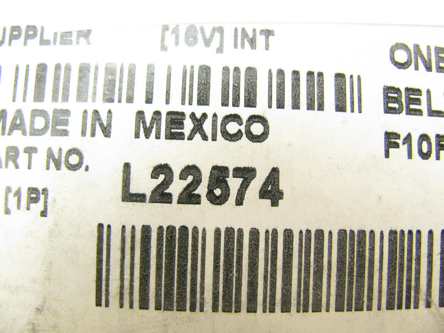Fleetrite L22574 Accessory Drive Belt - 0.69'' X 57.25'' - 38 Degree