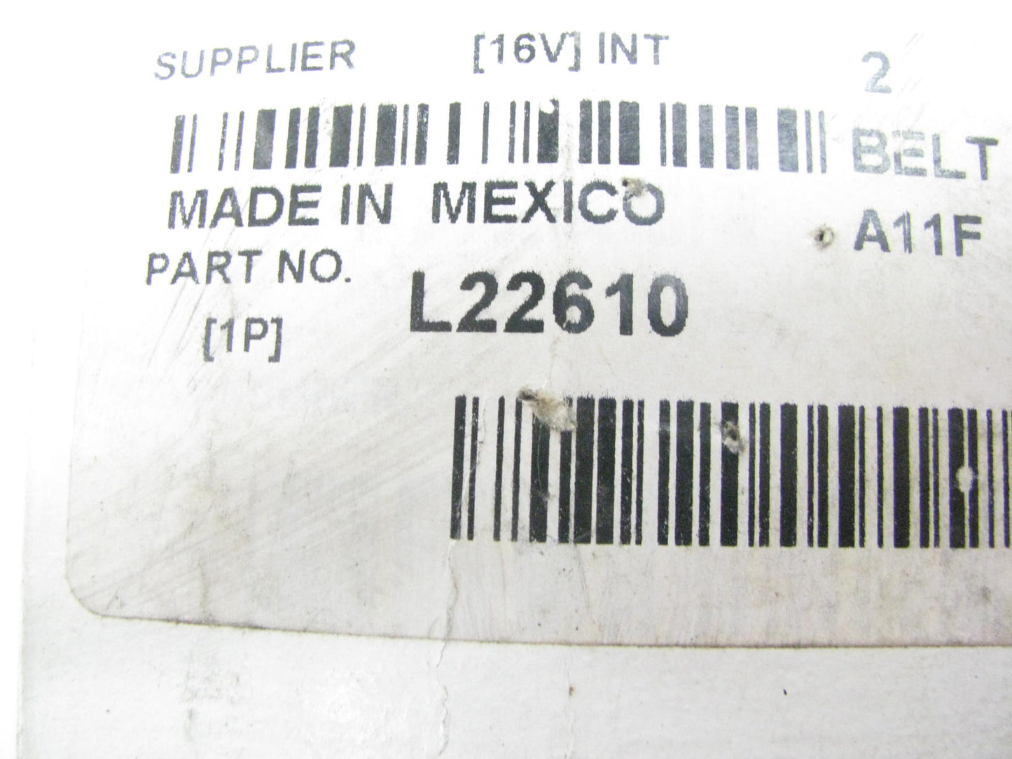 Fleetrite L22610 Accessory Drive Belt - 0.69'' X 61.00'' - 38 Degree