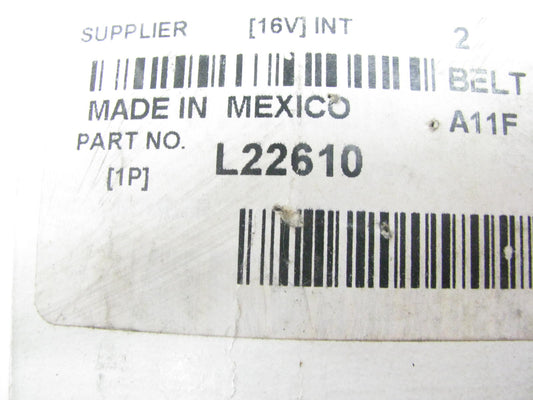 Fleetrite L22610 Accessory Drive Belt - 0.69'' X 61.00'' - 38 Degree