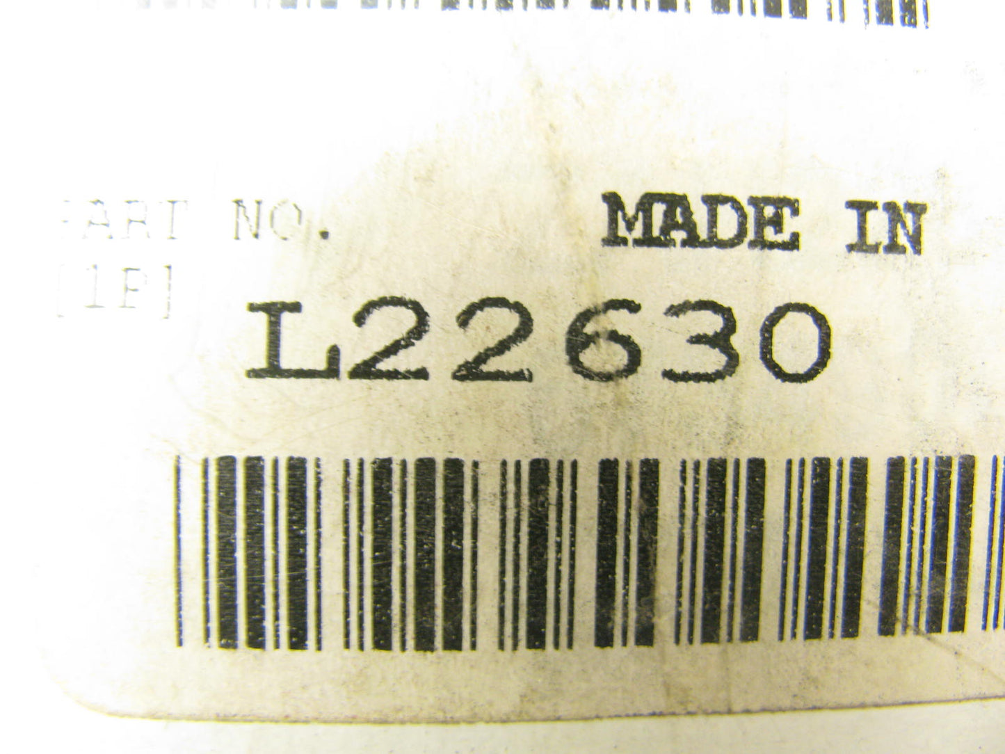 Fleetrite L22630 Accessory Drive Belt - 0.75'' X 63.375'' - 36 Degree