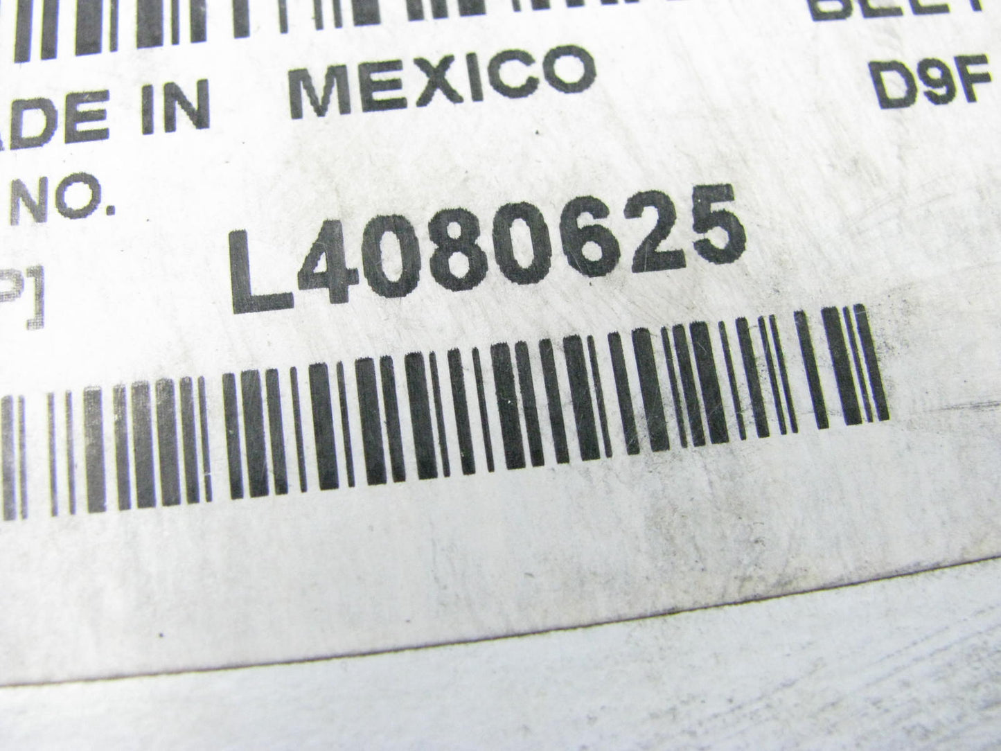 Fleetrite L4080625 Serpentine Belt - 1.12'' X 63.00'' - 8 Ribs