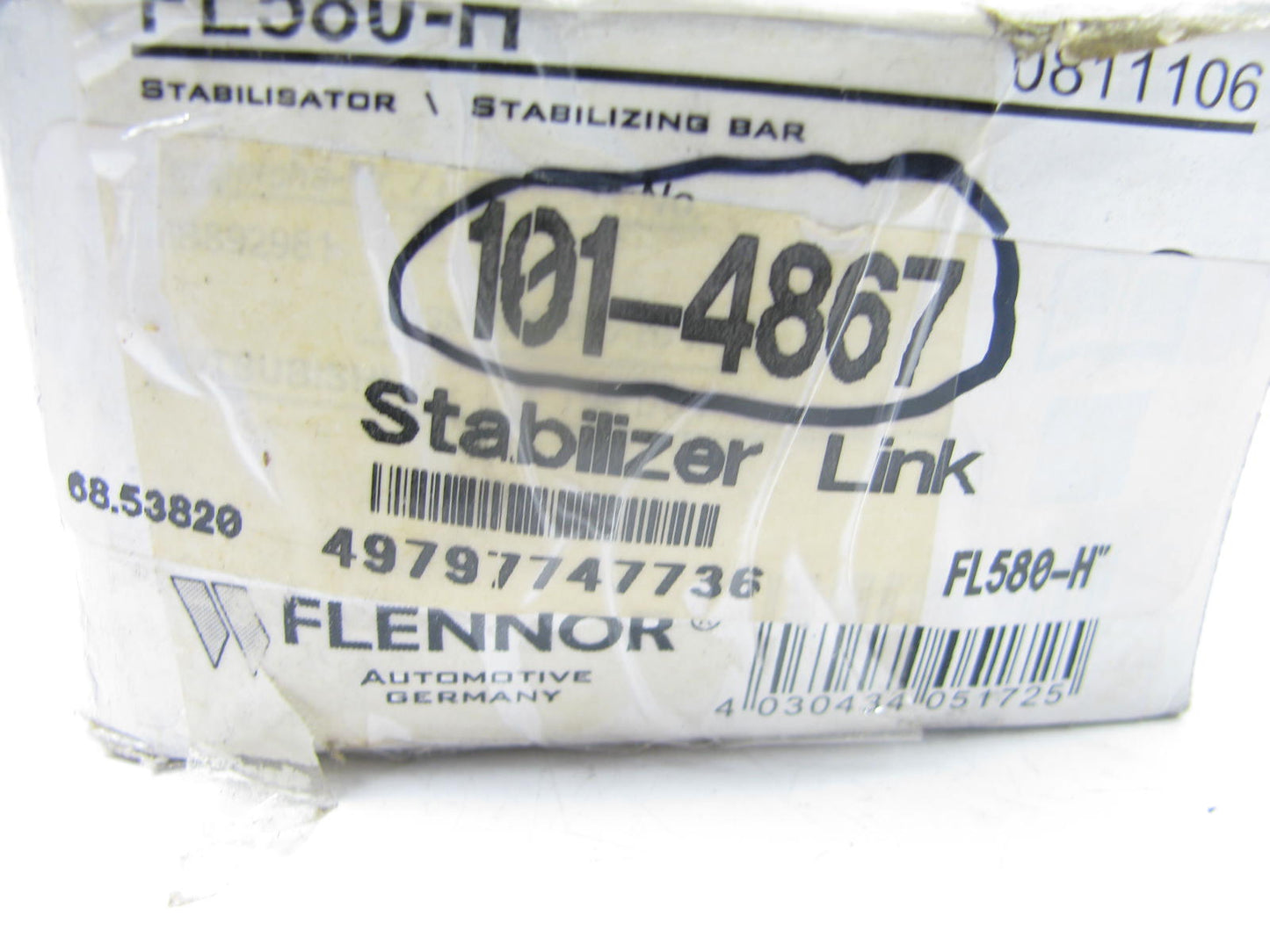 (2) Flennor 101-4867 Front Suspension Stabilizer Sway Bar Link Kit