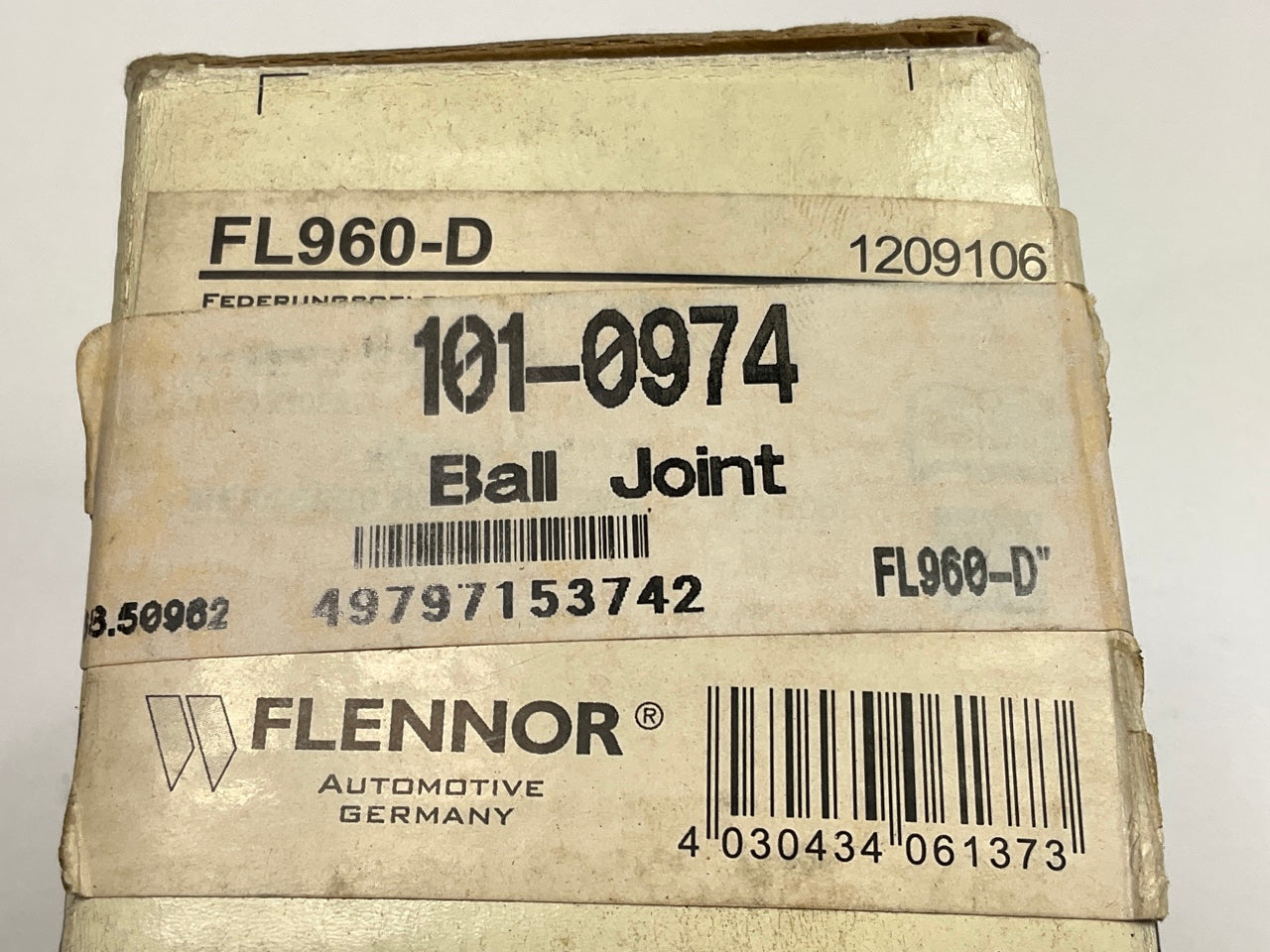 Flennor FL960-D Front Lower Ball Joint