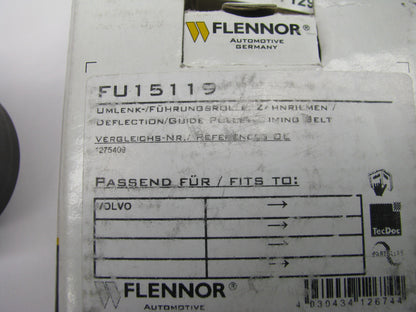Flennor FU15119 Engine Timing Belt Idler For 1999-2005 Volvo 2.8L 2.9L-L6