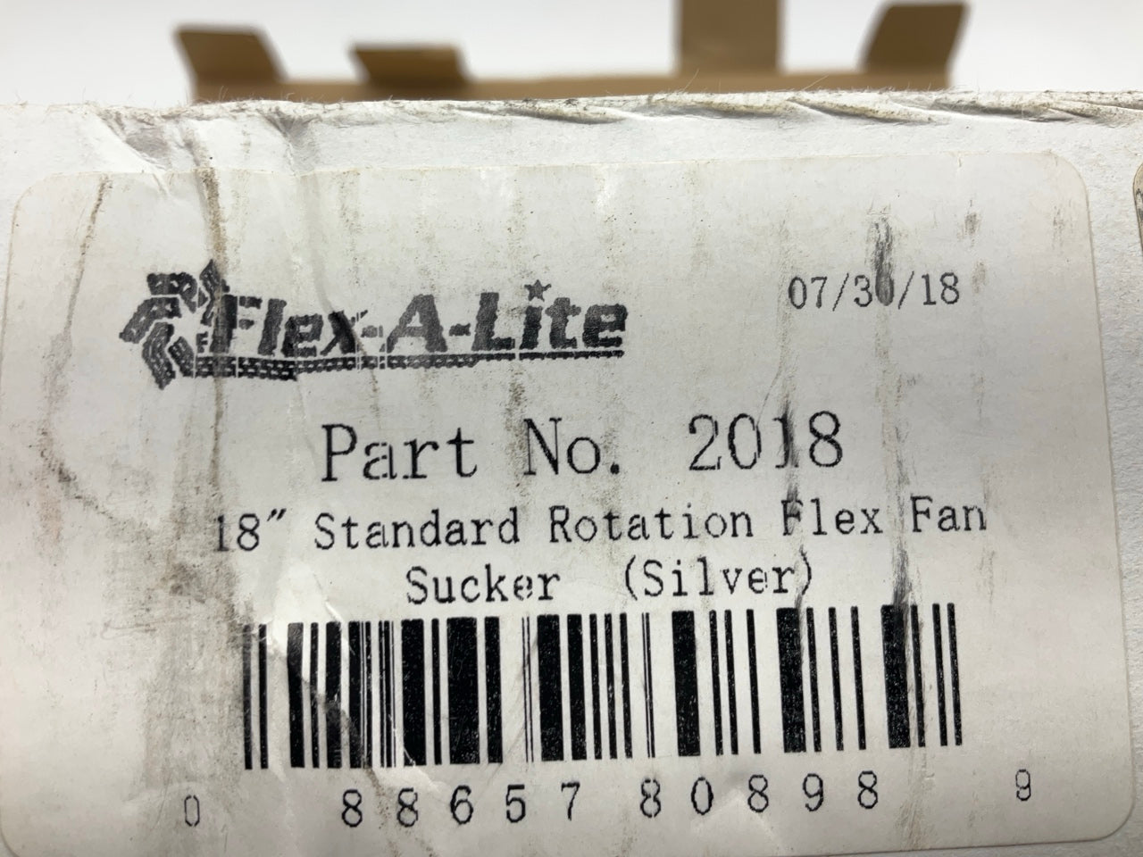 Flex-A-Lite 101259 (2018) 18-1/4'' 6-Blade Silver Stainless Steel Flex Fan