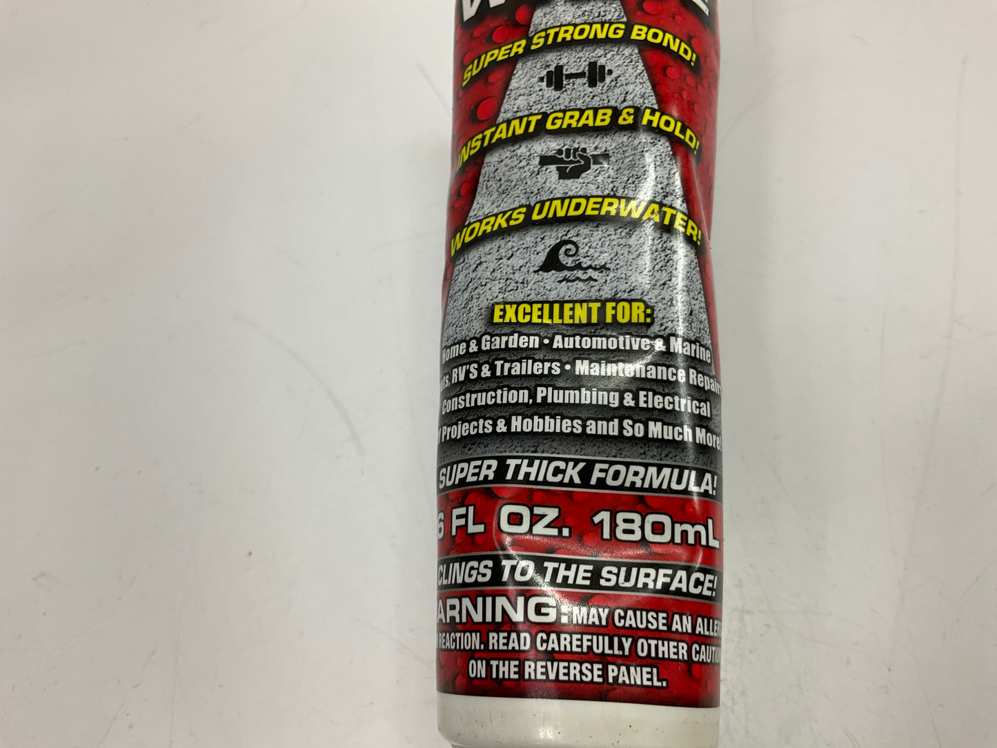 FLEX SEAL GFSTANR06 FLEX GLUE White Rubberized Waterproof Adhesive - Size: 6 Oz