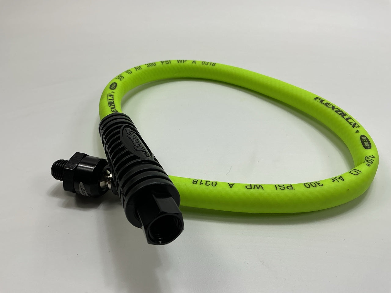 Flexzilla HFZ3802YW2B 3/8'' X 2' Whip Hose With Ball Swivel, 1/4'' NPT