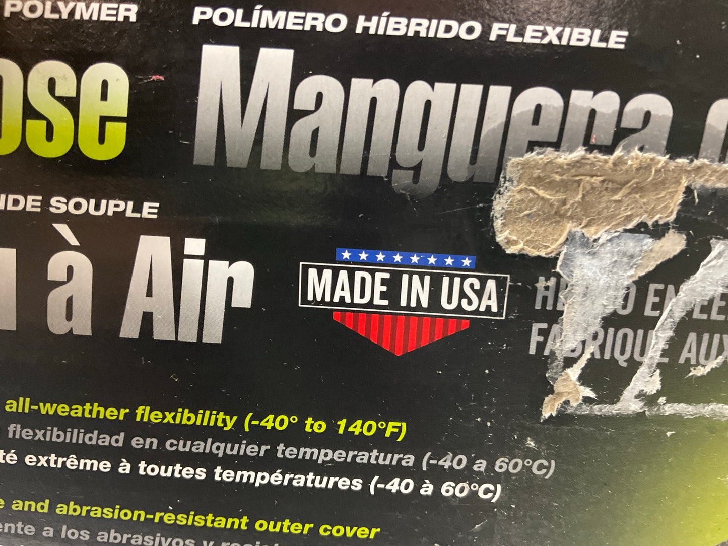 Legacy Flexzilla 3/8'' X 50' Air Hose W/ 1/4'' Fittings