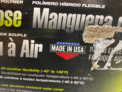 Legacy Flexzilla 3/8'' X 50' Air Hose W/ 1/4'' Fittings