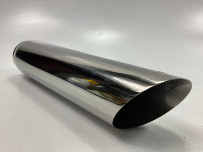 Flowmaster 15362 Exhaust Pipe Tip 3'' Angle Cut Polished Stainless Steel