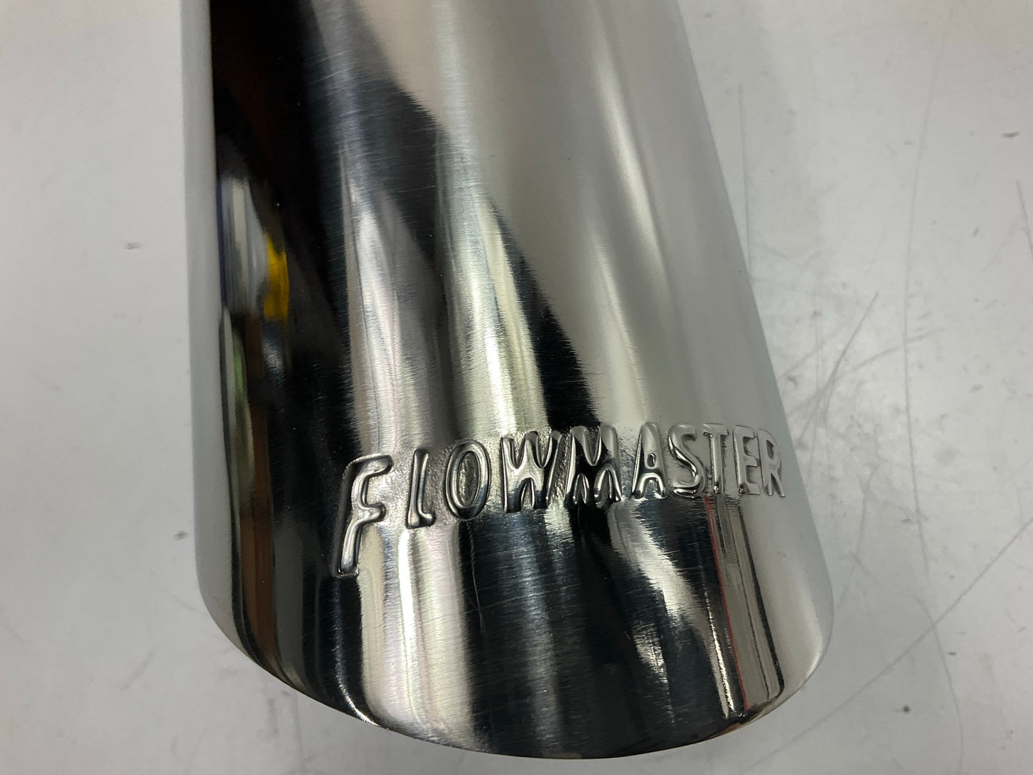 Flowmaster 15362 Exhaust Pipe Tip 3'' Angle Cut Polished Stainless Steel