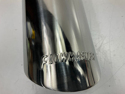 Flowmaster 15362 Exhaust Pipe Tip 3'' Angle Cut Polished Stainless Steel