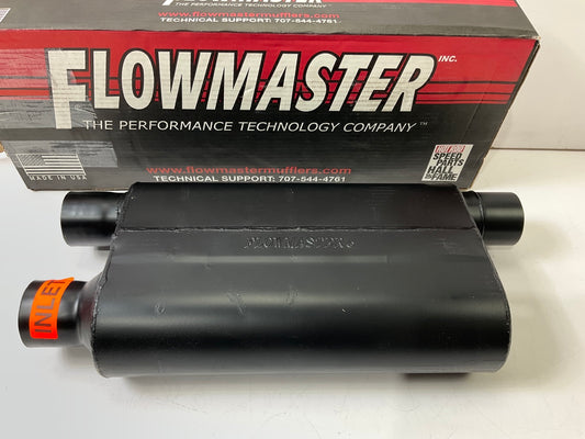 Flowmaster 42583 80 Series Cross-flow Muffler 2.5'' Offset In 2.5'' Dual Out