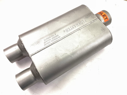 Flowmaster 430402 3'' Center In / 2.5'' Dual Out 40 Series Chambered Muffler