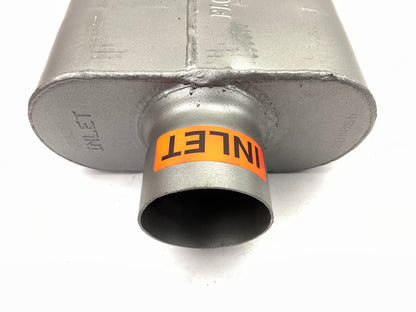 Flowmaster 430402 3'' Center In / 2.5'' Dual Out 40 Series Chambered Muffler