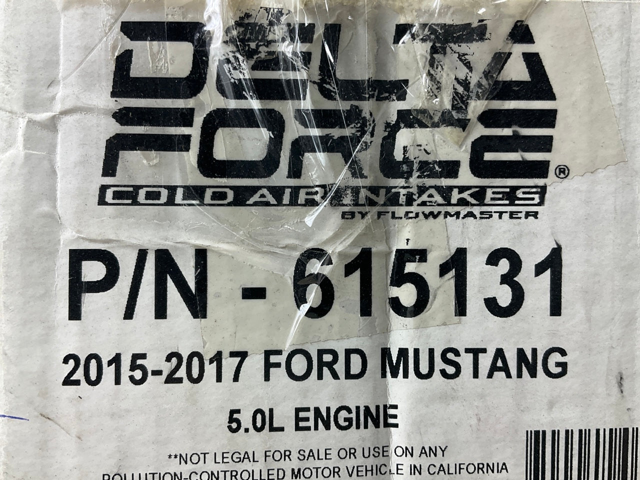 Flowmaster Delta Force Performance Cold Air Intake - 2015-2017 Ford 5.0L Mustang