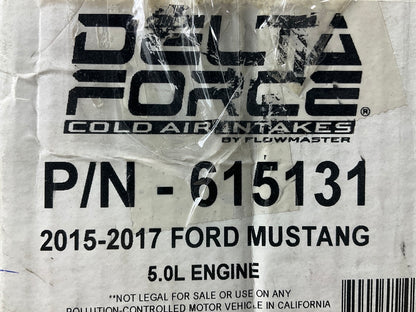 Flowmaster Delta Force Performance Cold Air Intake - 2015-2017 Ford 5.0L Mustang