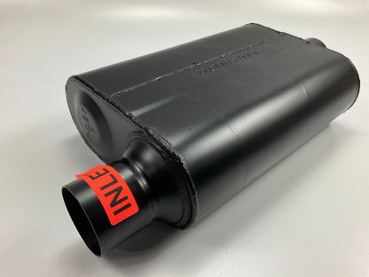 Flowmaster 942541 40 Series Delta Flow Muffler, 2.5'' In / Out, 19'' Long, BLACK