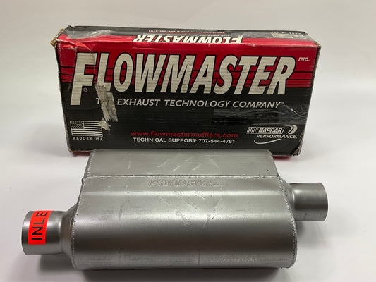 Flowmaster 942541 40 Series Delta Flow Muffler, 2.5'' In / Out, 19'' Overall Long