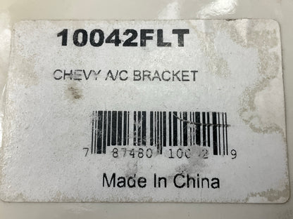 FlowTech 10042FLT A/C Compressor Bracket - SBC Chevy 262-400 W/ Headers