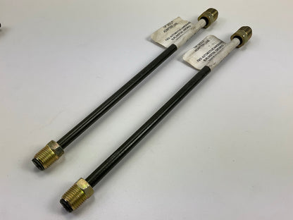 (5) FMSI 3026416 1/4'' Gold Adapter Tube Lines 7/16-24 To 1/2-20 Thread, Set Of 5