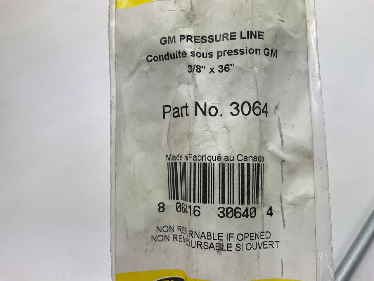 FMSI 3064 GM 3/8'' Fuel Repair Line With 16mm X 1.5 GM Fitting (36'' Length)