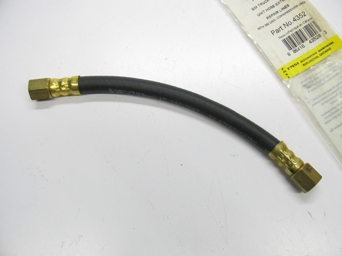 Fmsi 4352 Fuel Repair Line 5/16'' X 10'' - Tank Hose 14mm X 1.5 Female Ends