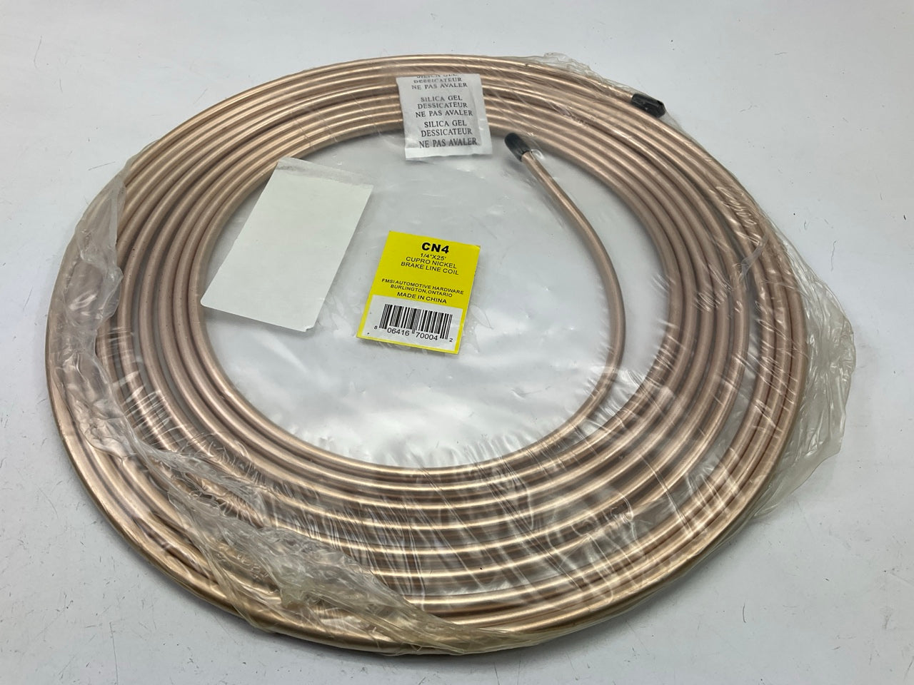 FMSI CN4 Copper Brake Line 1/4 X 25 Feet Cupro Nickel 25' Tubing Coil