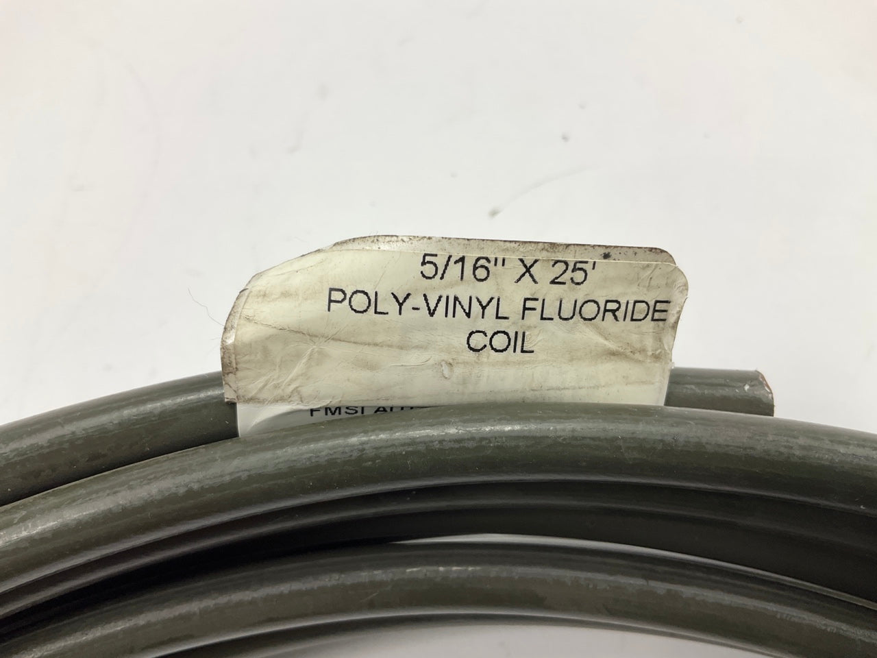 Fmsi PVF5 5/16'' OD Polyvinyl Fluoride (PVF) Hydraulic Brake Line Tubing 25' Coil