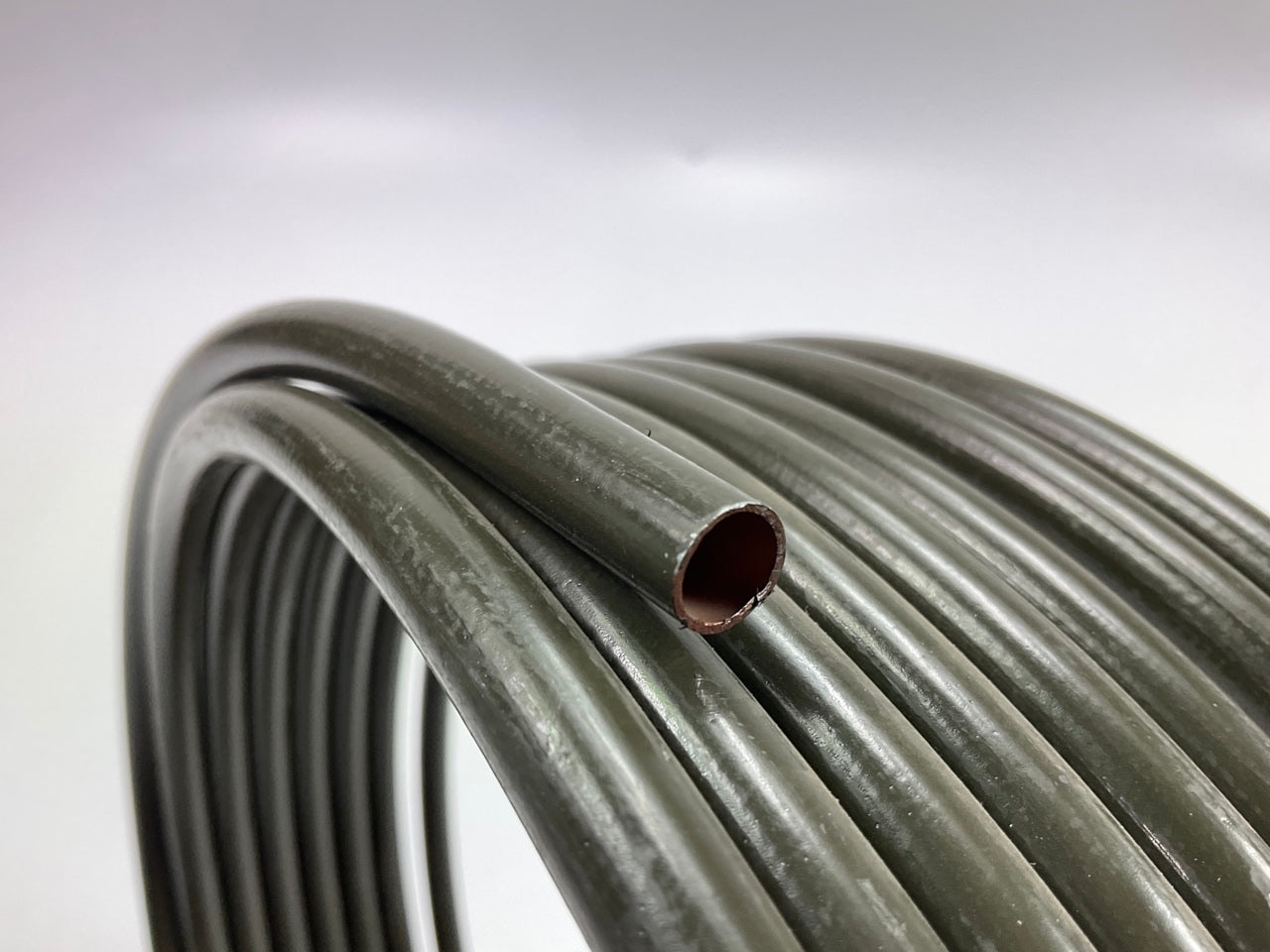25 FEET - FMSI PVF6 3/8'' PVF Coated Steel Brake, Fuel, Transmission Line Tubing