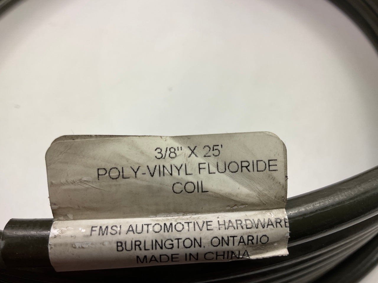 25 FEET - FMSI PVF6 3/8'' PVF Coated Steel Brake, Fuel, Transmission Line Tubing