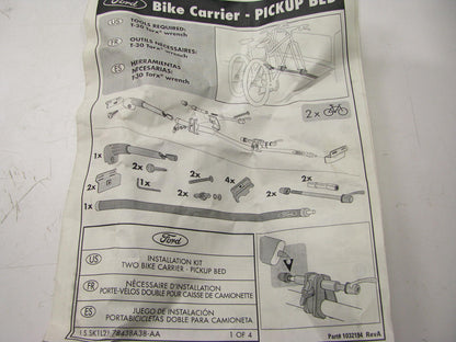 OEM 2-Bike Bed Mount Rack By Yakima For 01-04 Ford Sport Trac 1L2Z-7855100-AAC