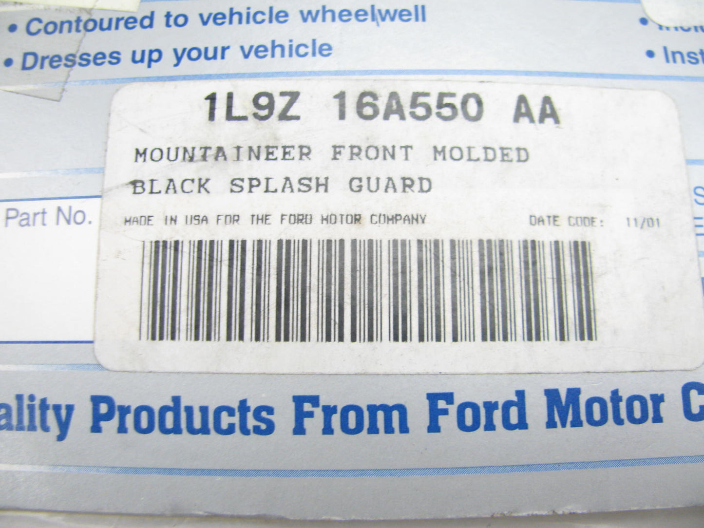 NEW OEM Ford Front Molded Splash Mud Flaps Mud Guards For 2002-2005 Mountaineer