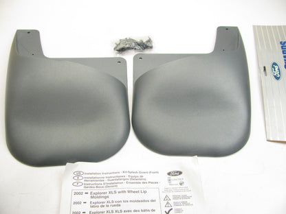 OEM Ford Front Splash Mud Guards 2L2Z16A550AAB - 2002-2003 Explorer (Cool Grey )
