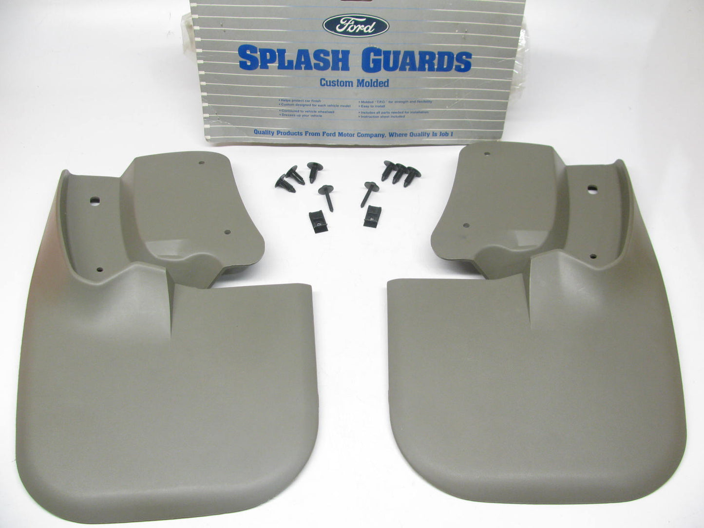 NEW 2L2Z-16A550-CAD FRONT Splash Guards Mud Flaps BEIGE OEM For 02-03 Explorer