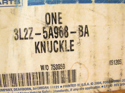NEW - OEM Ford 3L2Z-5A968-BA Rear Right Suspension Knuckle 2002-2005 Explorer