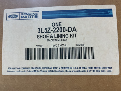 NEW - OEM Ford 3L5Z-2200-DA Rear Drum Brake Shoes For 2003-2006 Ranger