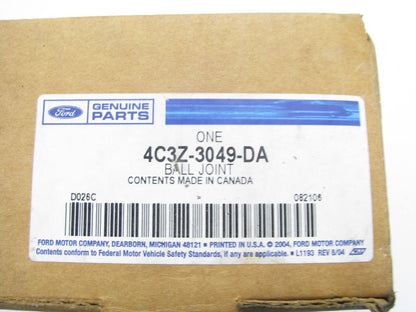 NEW - OEM Ford 4C3Z-3049-DA Suspension Ball Joint - Front Upper