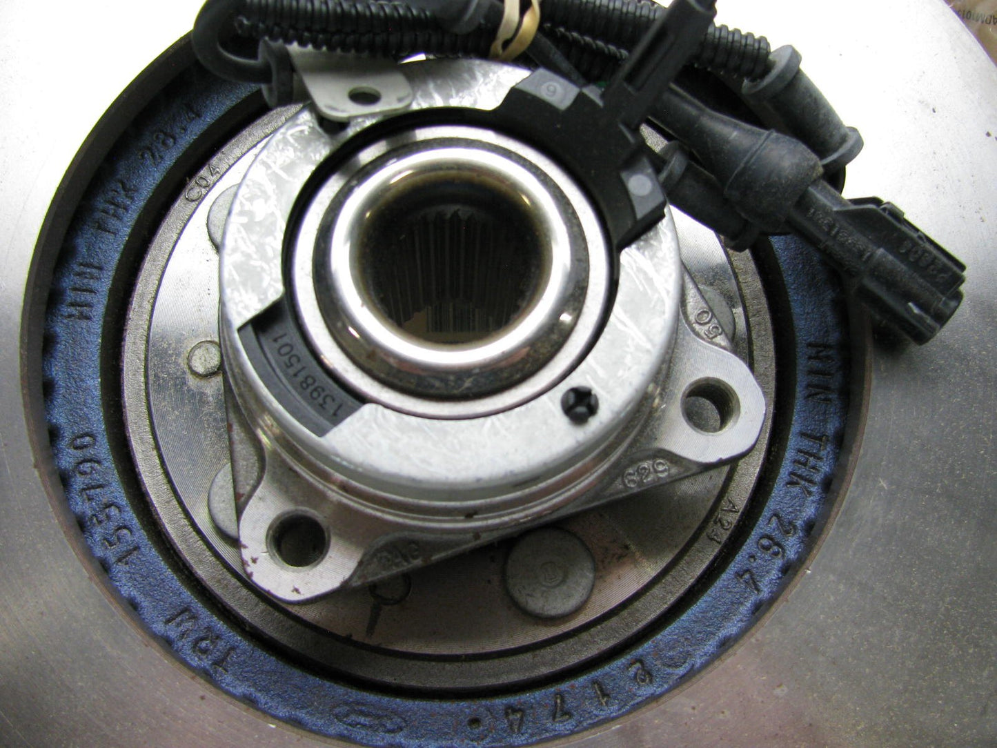 OEM Ford Front Left Wheel Bearing Hub & Rotor For 04-07 Monterey Freestar