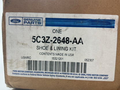 NEW - OEM Ford 5C3Z-2648-AA Parking Brake Shoes 2005-2010 F-250 F-350 Super Duty