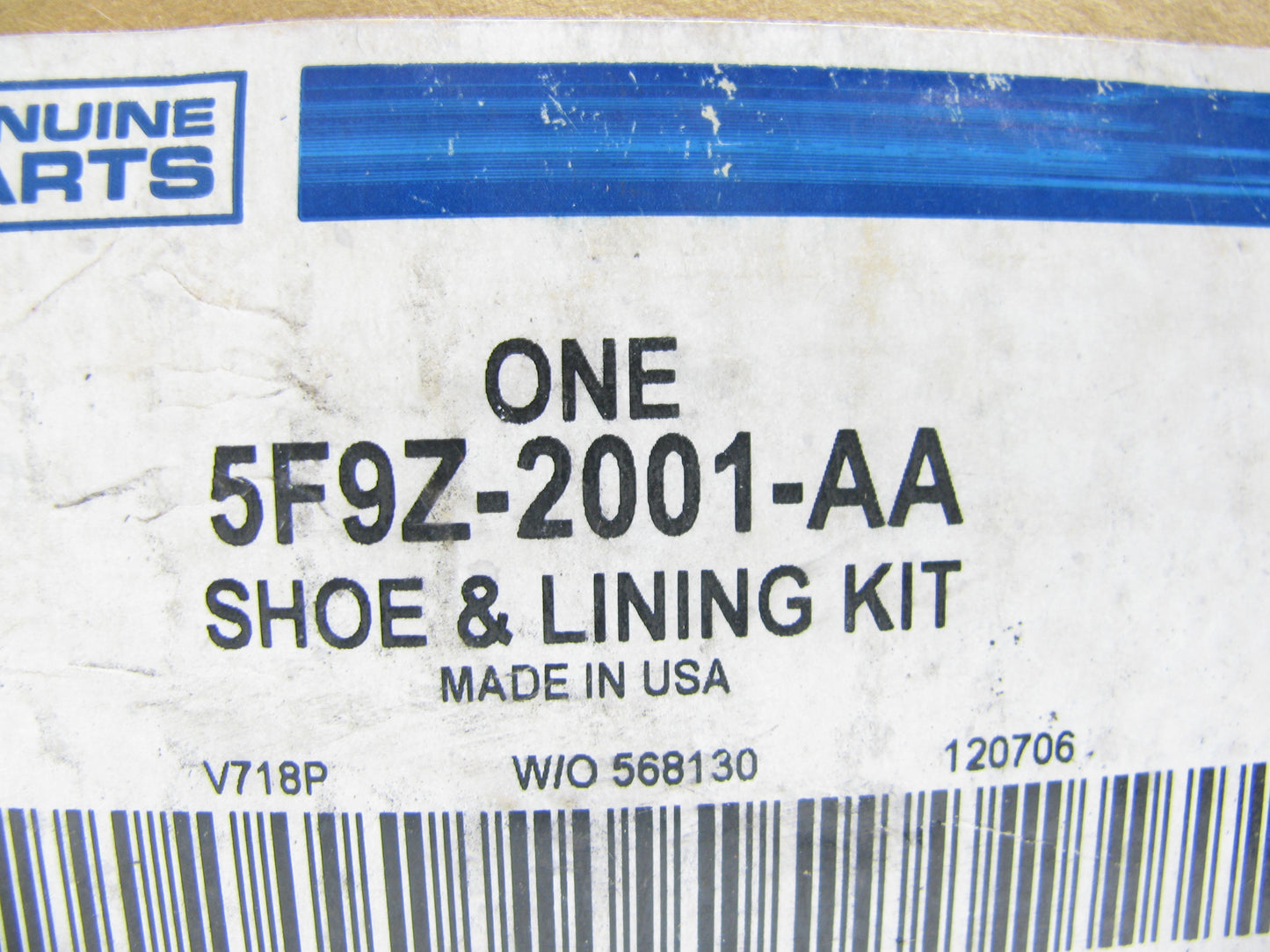NEW - OEM Ford 5F9Z-2001-AA Ceramic Front Disc Brake Pad Set