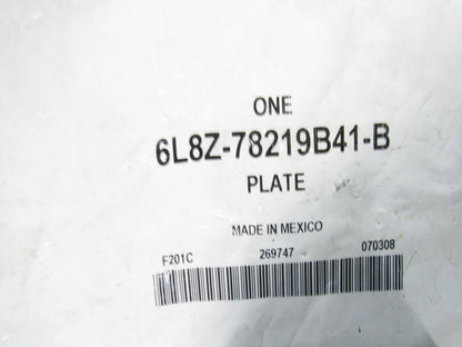 NEW - OEM Ford 6L8Z-78219B41-B Front Left Door Lock Reinforcement Plate