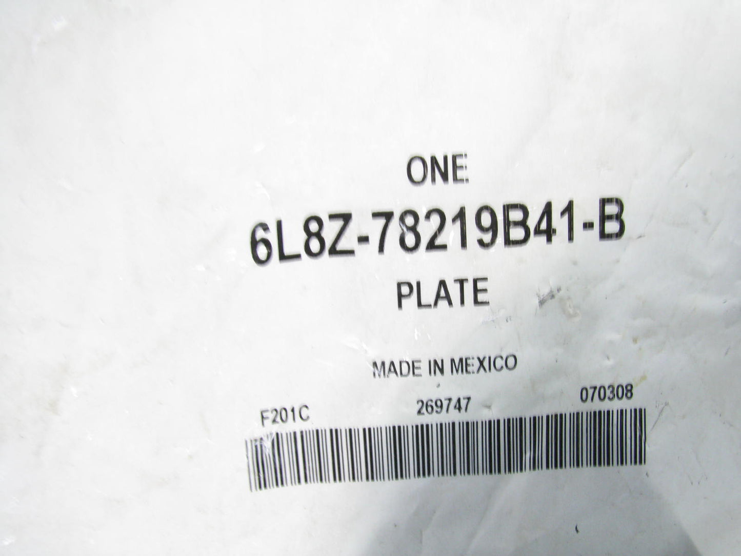 NEW - OEM Ford 6L8Z-78219B41-B Front Left Drivers Door Lock Reinforcement Plate