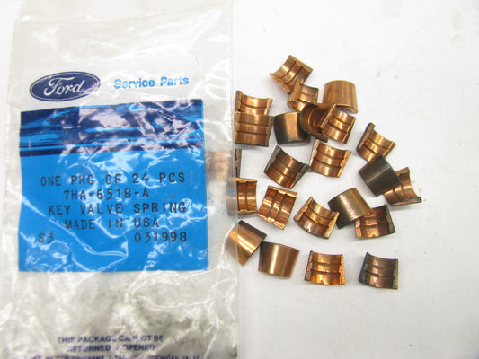 (24) NEW OEM Ford 7HA-6518-A Valve Keepers 9N 2N 8N NAA 501 600 700 800 Tractor