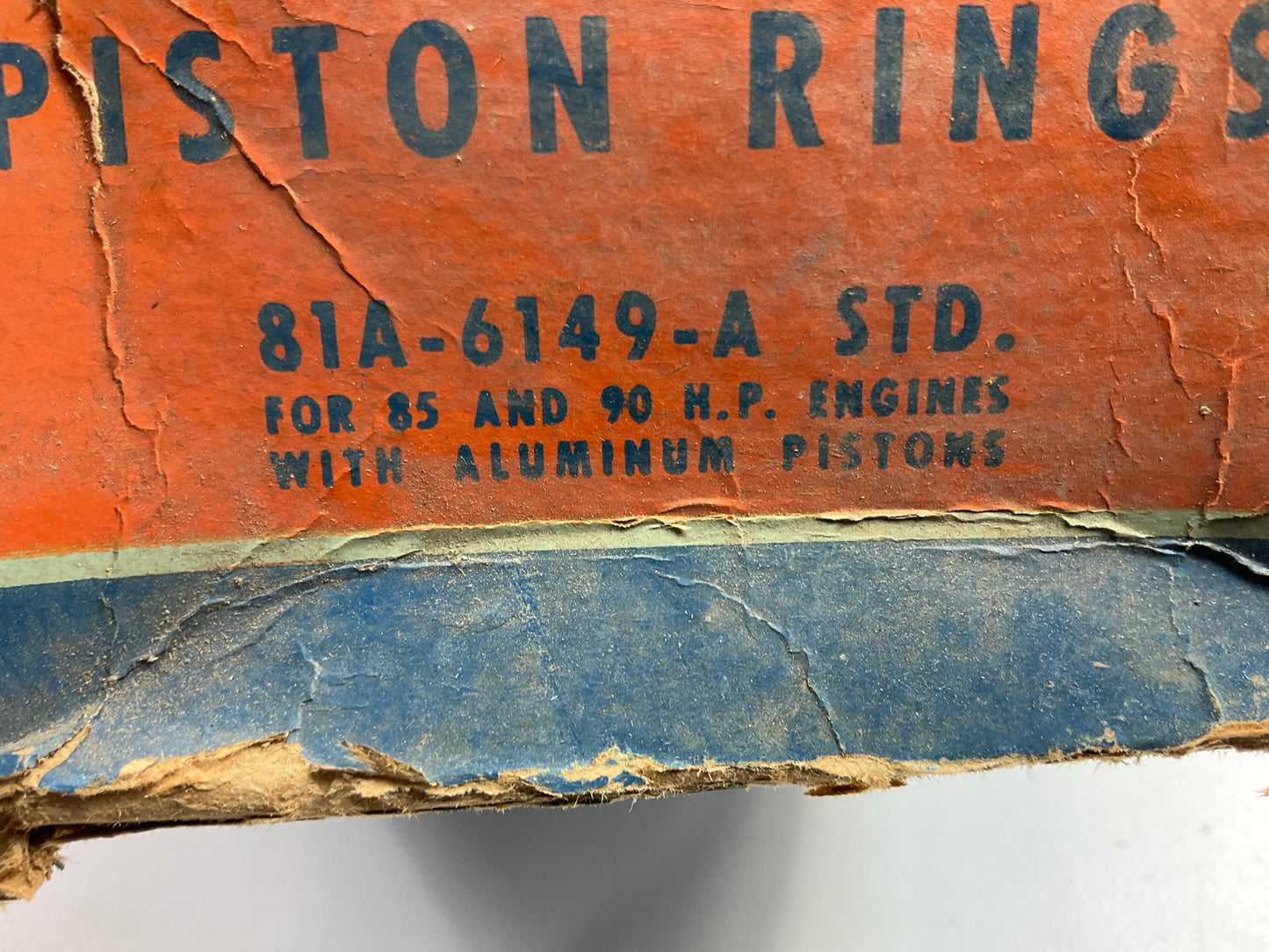 NOS - OEM Ford 81A-6149-A Engine Piston Rings STD 1932-1942 Flathead V8 90HP