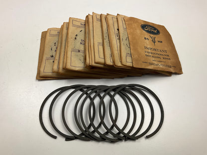 NOS - OEM Ford 81A-6149-F Engine Piston Rings .060'' 1932-1942 Flathead V8 90HP