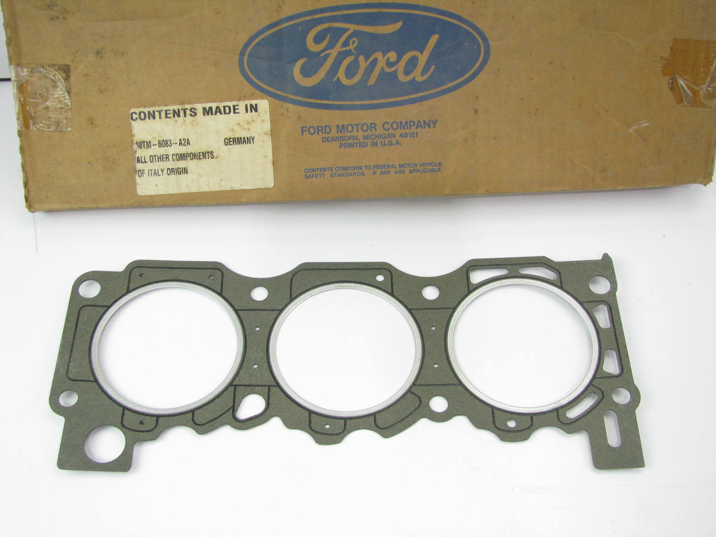 NEW - OEM Ford 88TM-6083-A2A Left Cylinder Head Gasket For 1986-1992 2.9L-V6