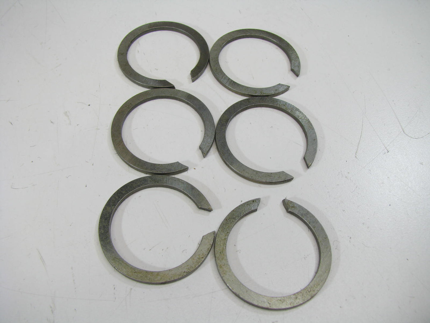 (6) NOS Ford 8L-7064-A 3 Speed Output Snap Rings 1964-1966 Mustang